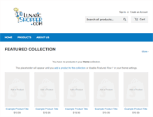 Tablet Screenshot of lunaticshopper.com